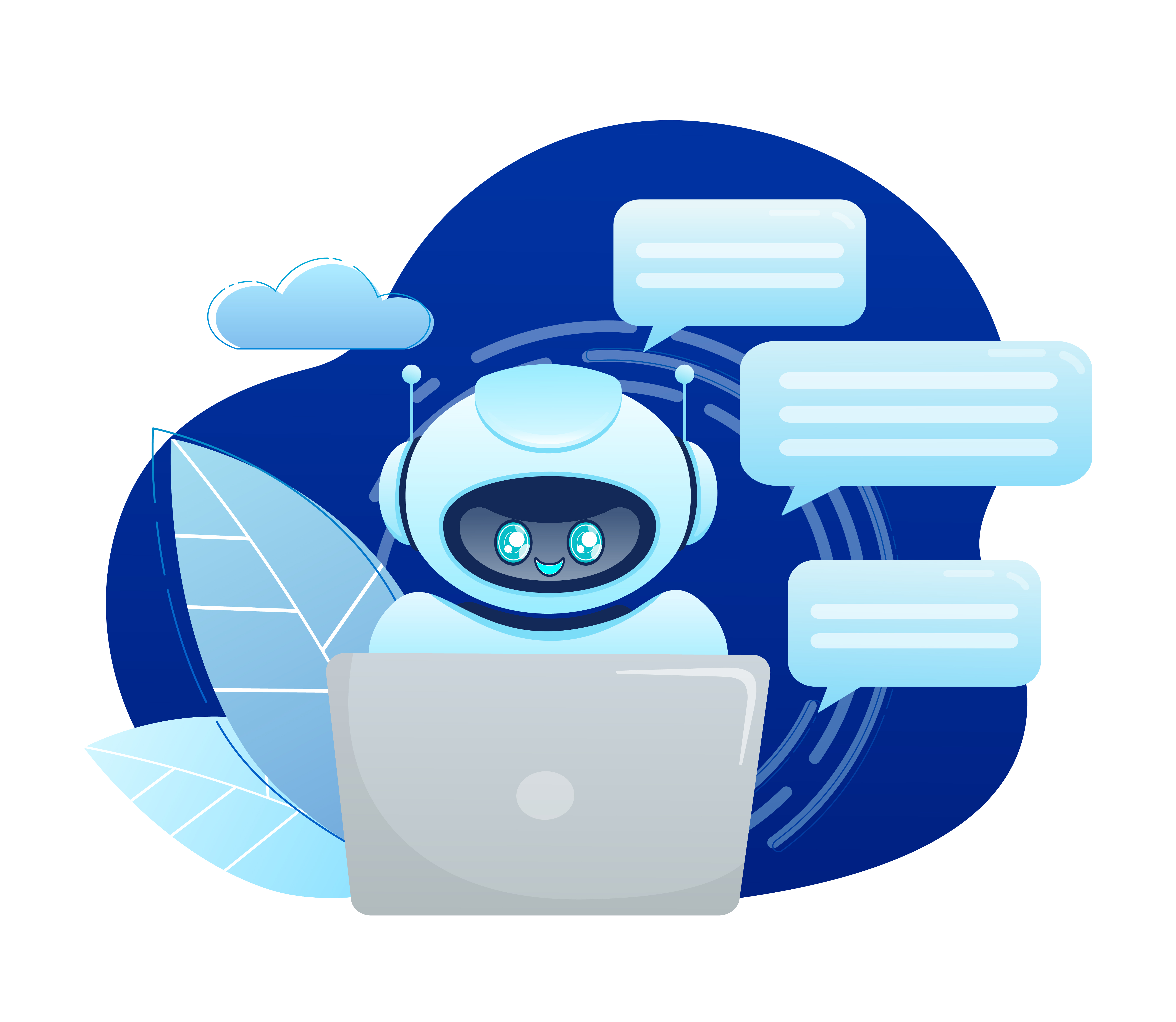 AI Assistant Illustration